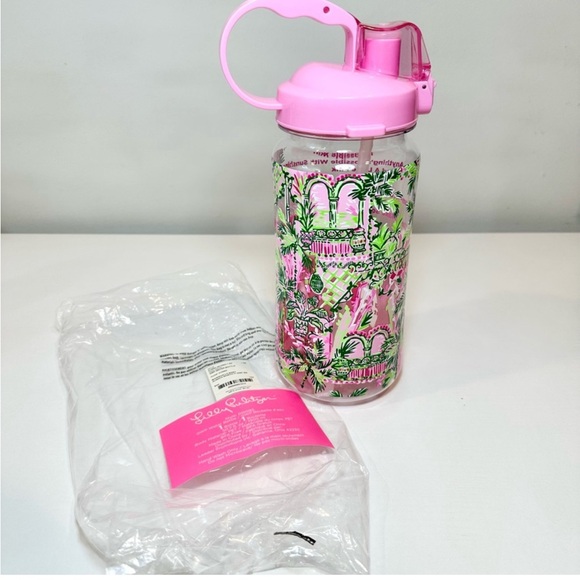 Lilly Pulitzer 1.5 Liter Water Bottle Mandevilla Baby Always Worth It - Picture 4 of 9